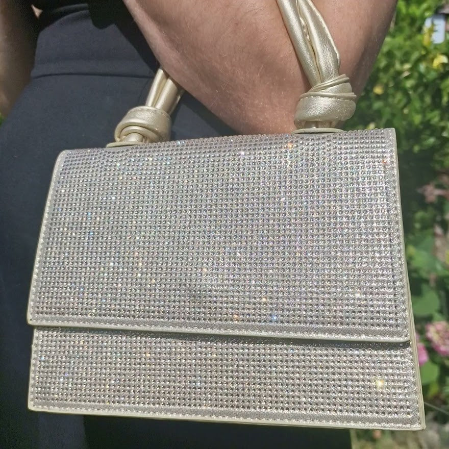 Gold Diamante Mini Bag