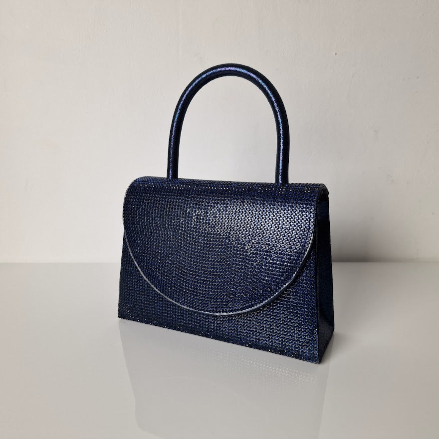 Sparkly Grey Diamante Mini Grab Bag