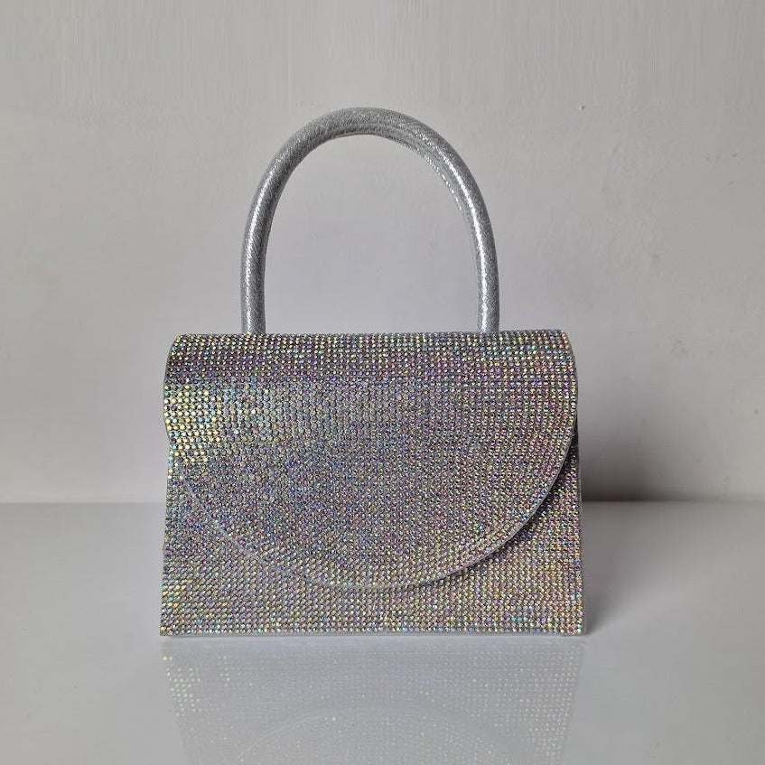 Sparkly Pearl Silver Mini Grab Bag