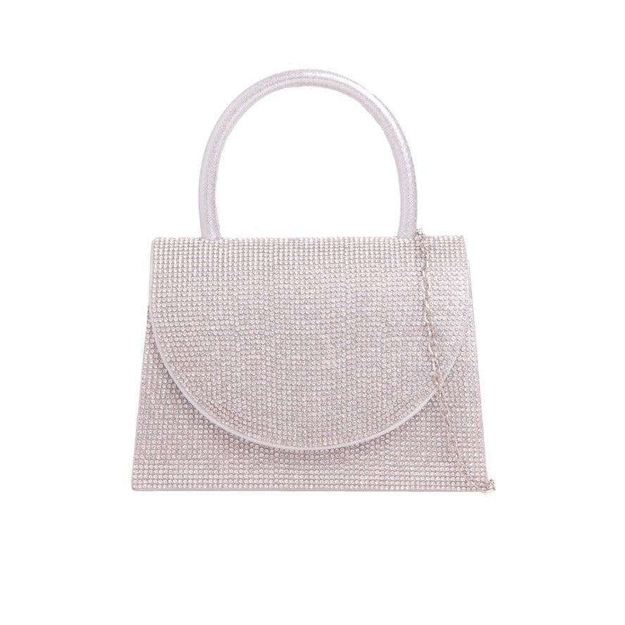 Silver Diamante Mini Grab Bag
