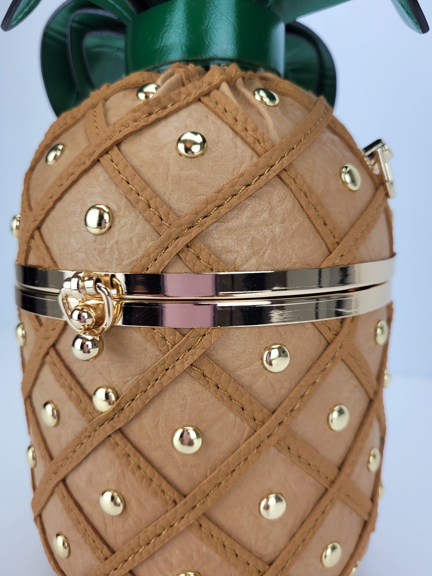 Tan Pineapple Bag