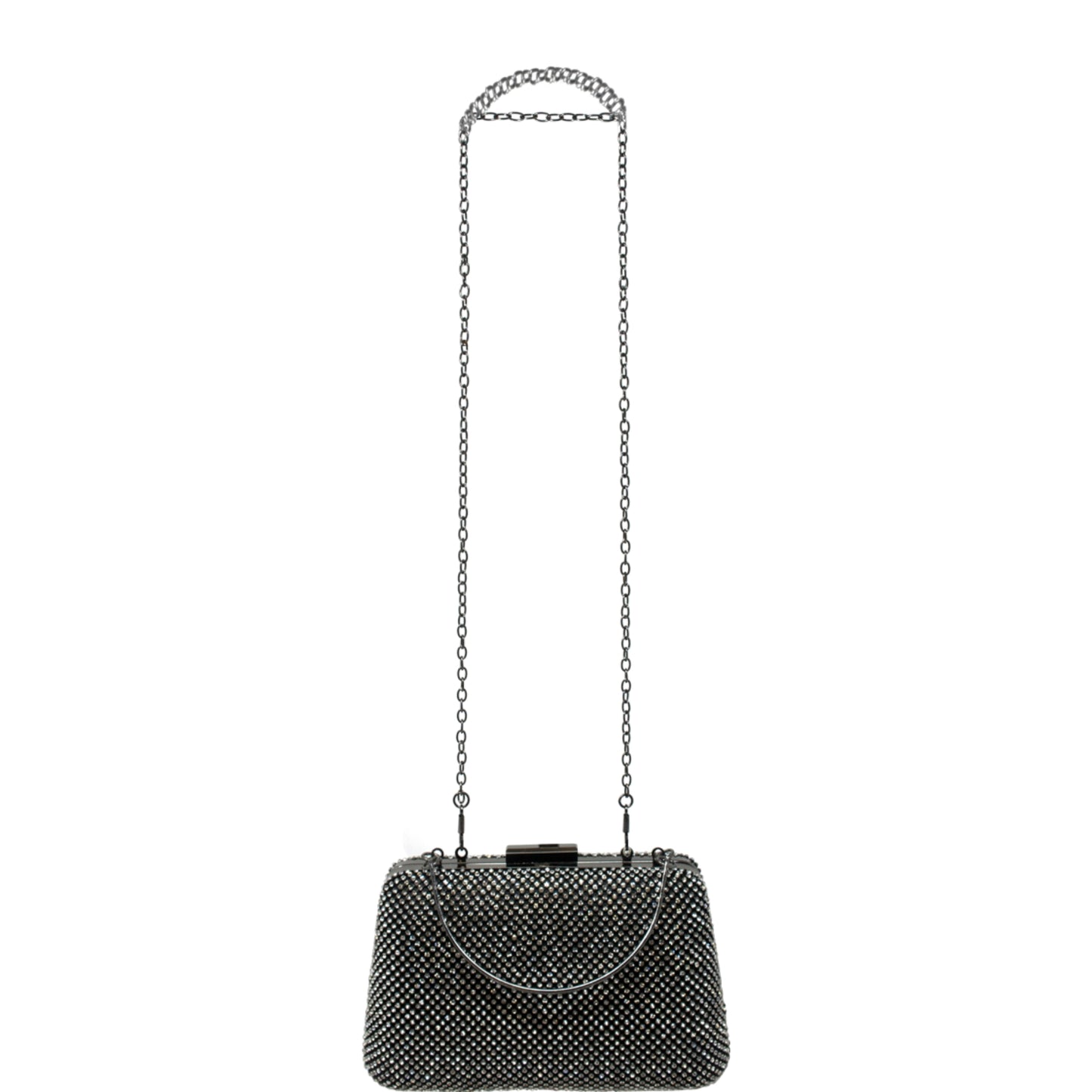 Sparkly Black Clasp Clutch