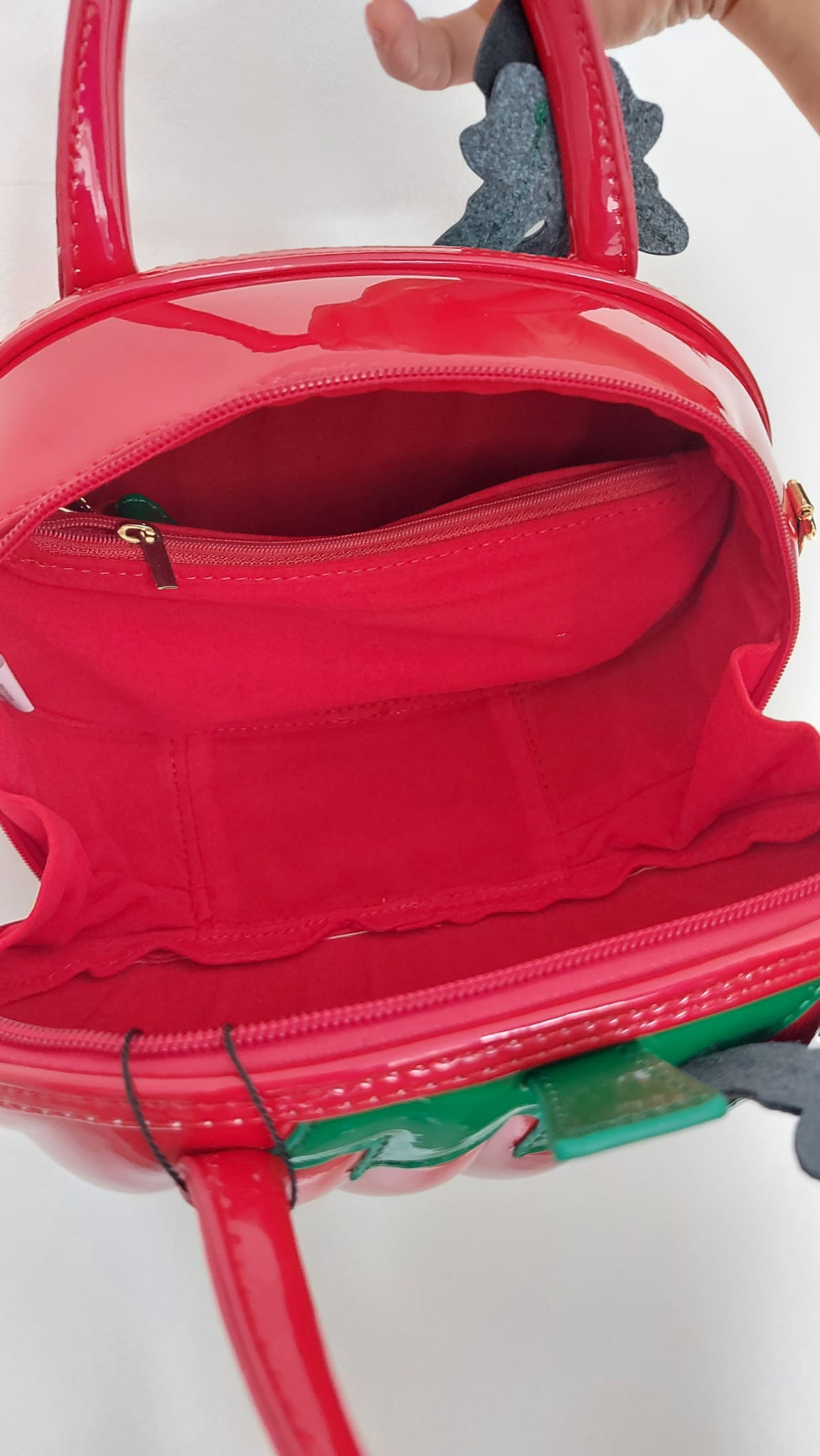Red Pumpkin Crossbody Bag