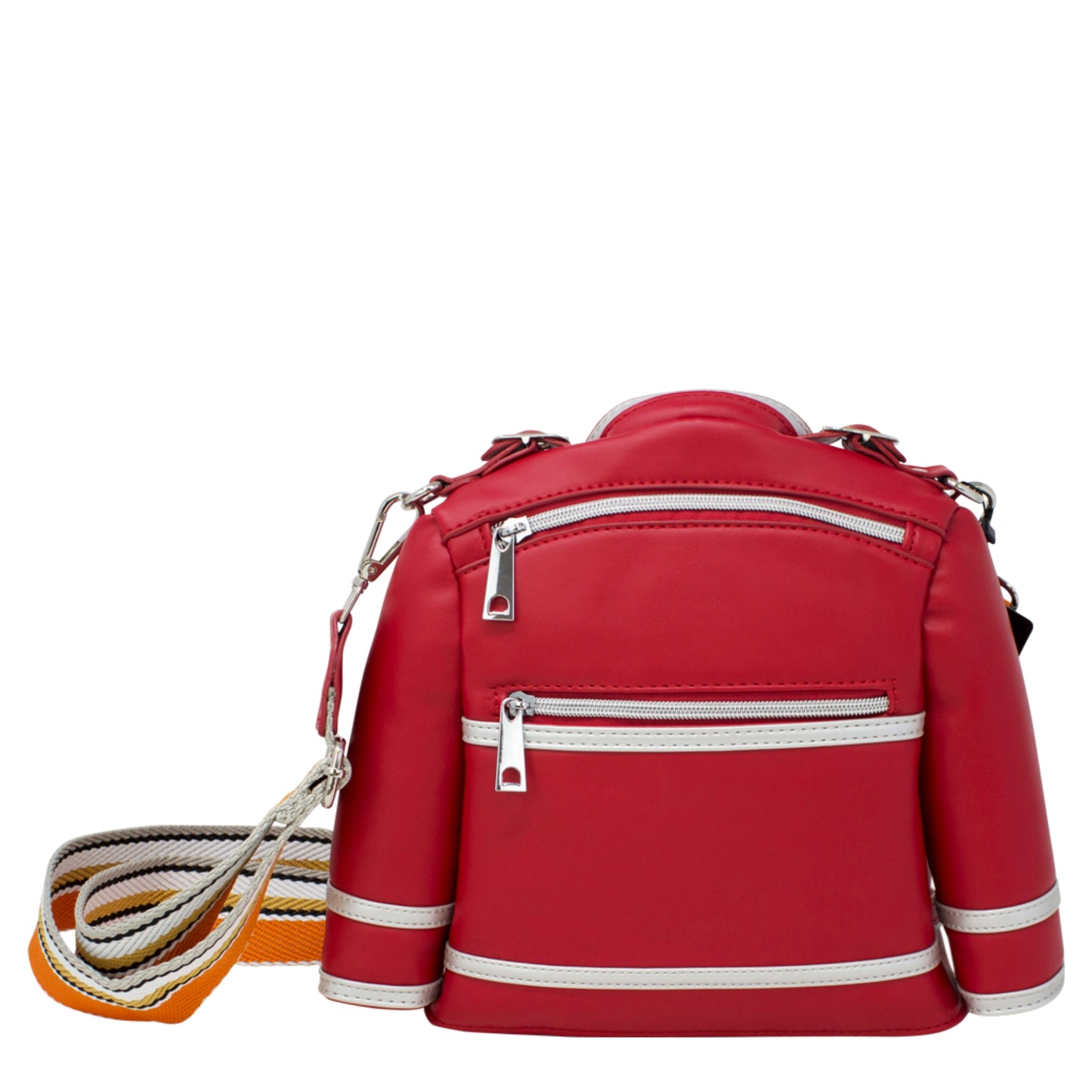 Red Military-style tunic Inspired Rock n Roll Cross Body Bag