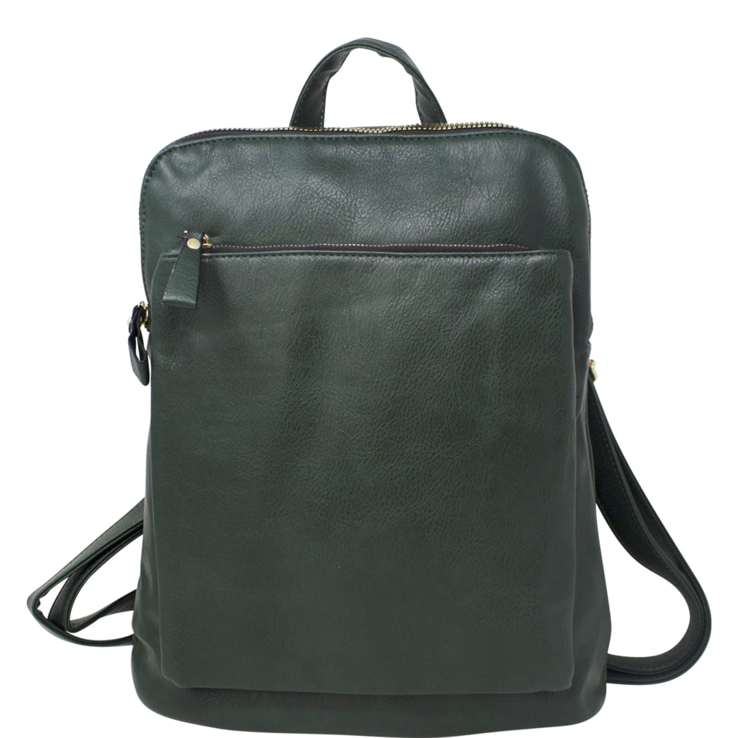 Vegan Faux Leather Simple Minimalistic Back Pack
