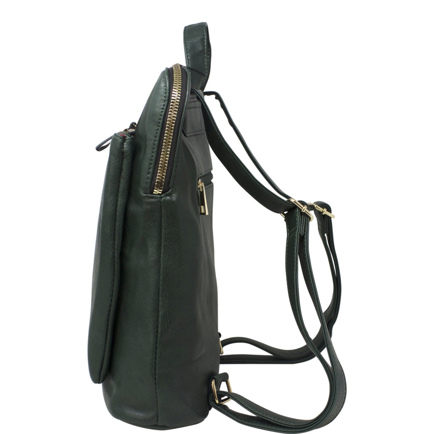 Vegan Faux Leather Simple Minimalistic Back Pack