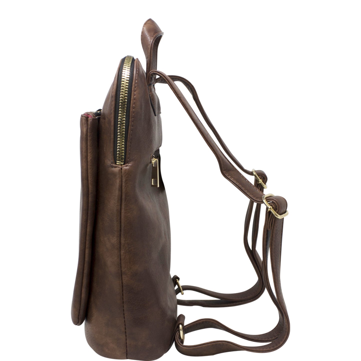 Vegan Faux Leather Simple Minimalistic Back Pack
