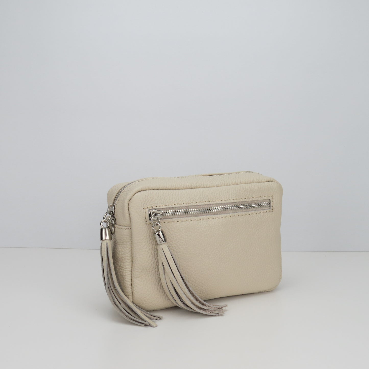 Italian Leather Cross Body Camera Bag