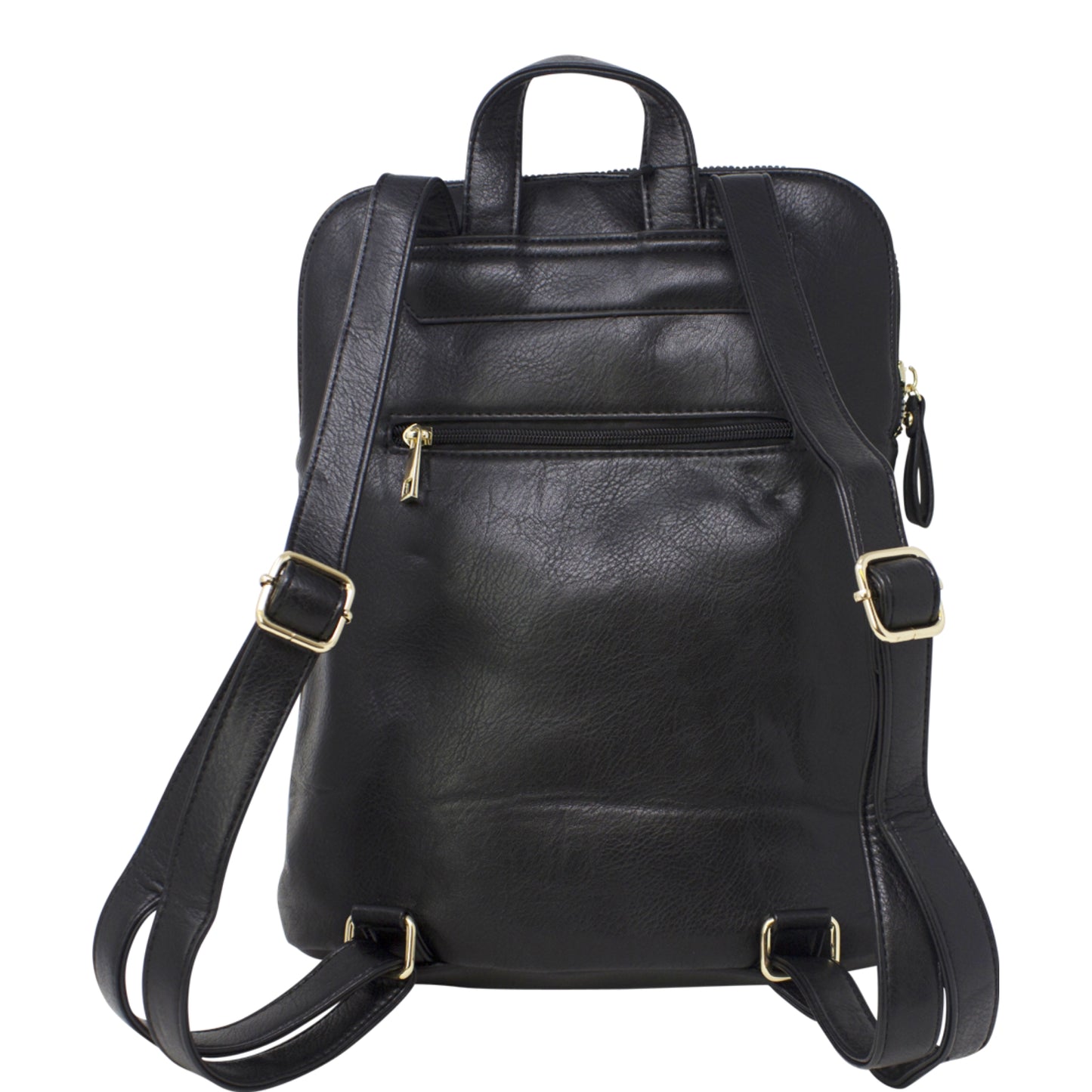 Vegan Faux Leather Simple Minimalistic Back Pack