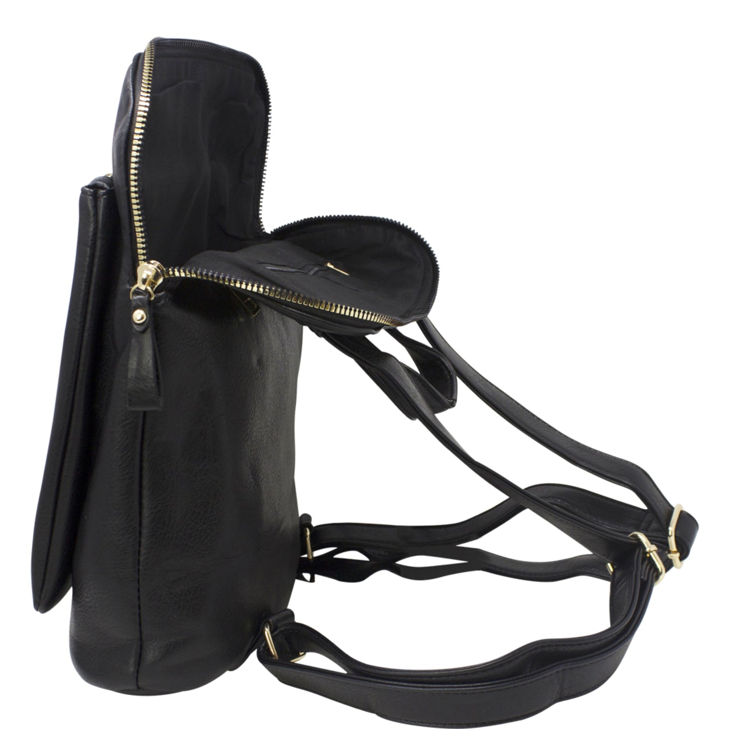 Vegan Faux Leather Simple Minimalistic Back Pack