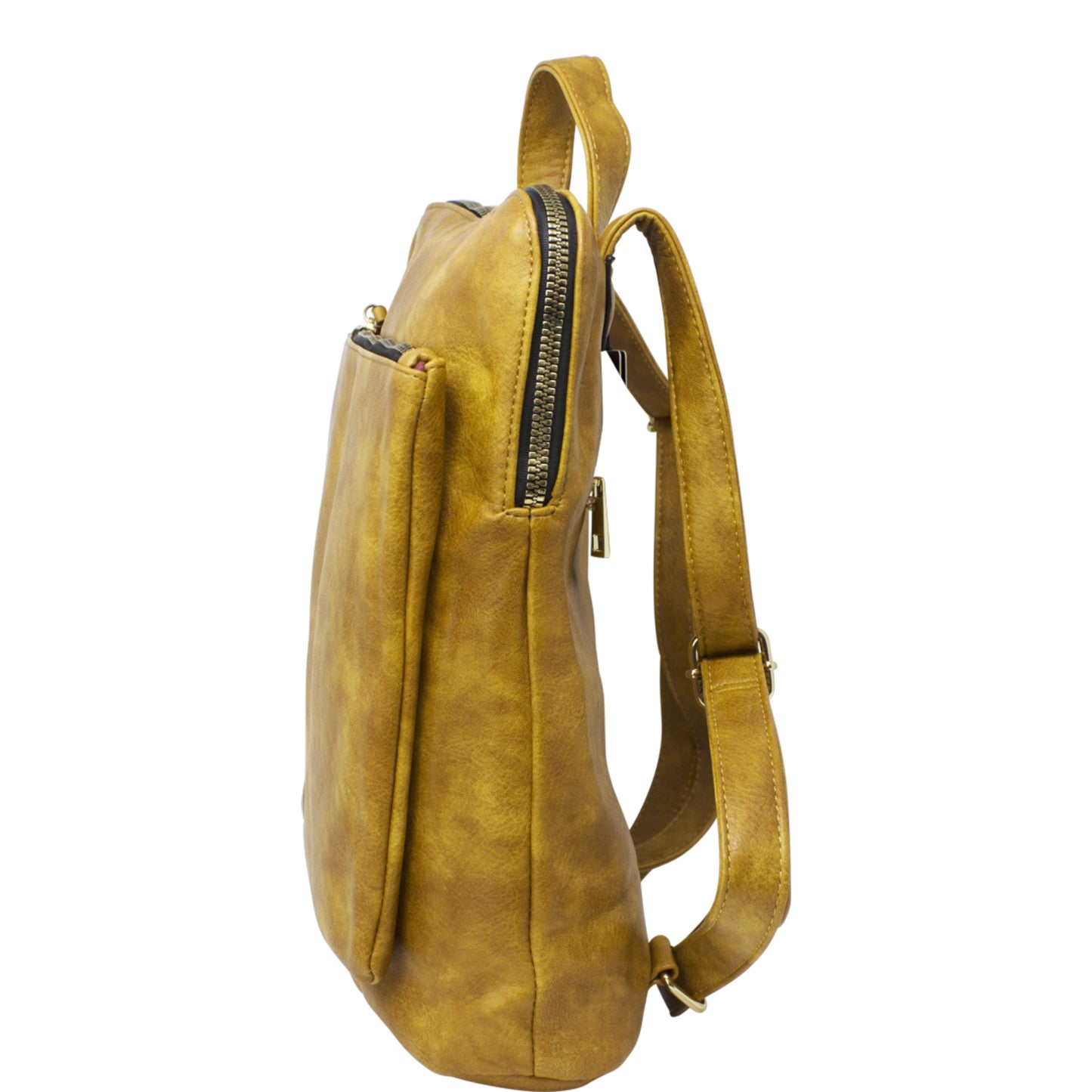 Vegan Faux Leather Simple Minimalistic Back Pack
