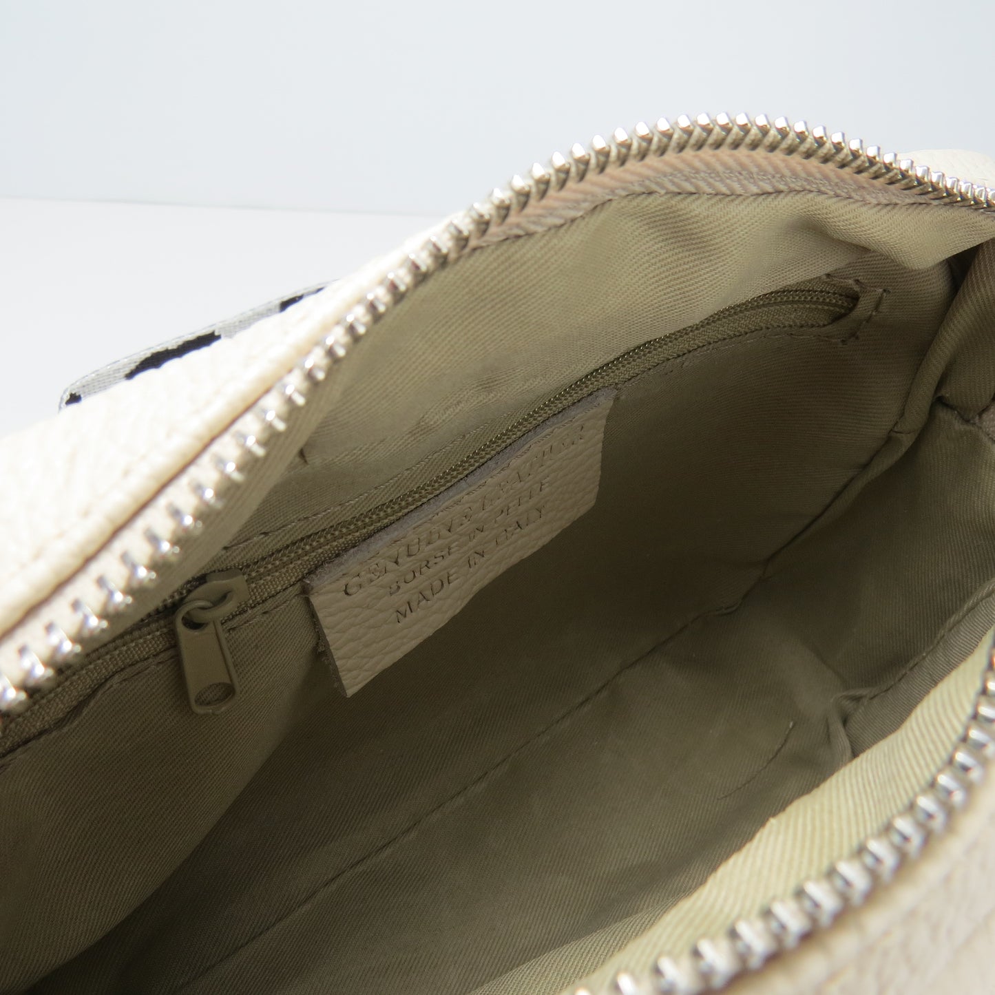 Italian Leather Cross Body Camera Bag