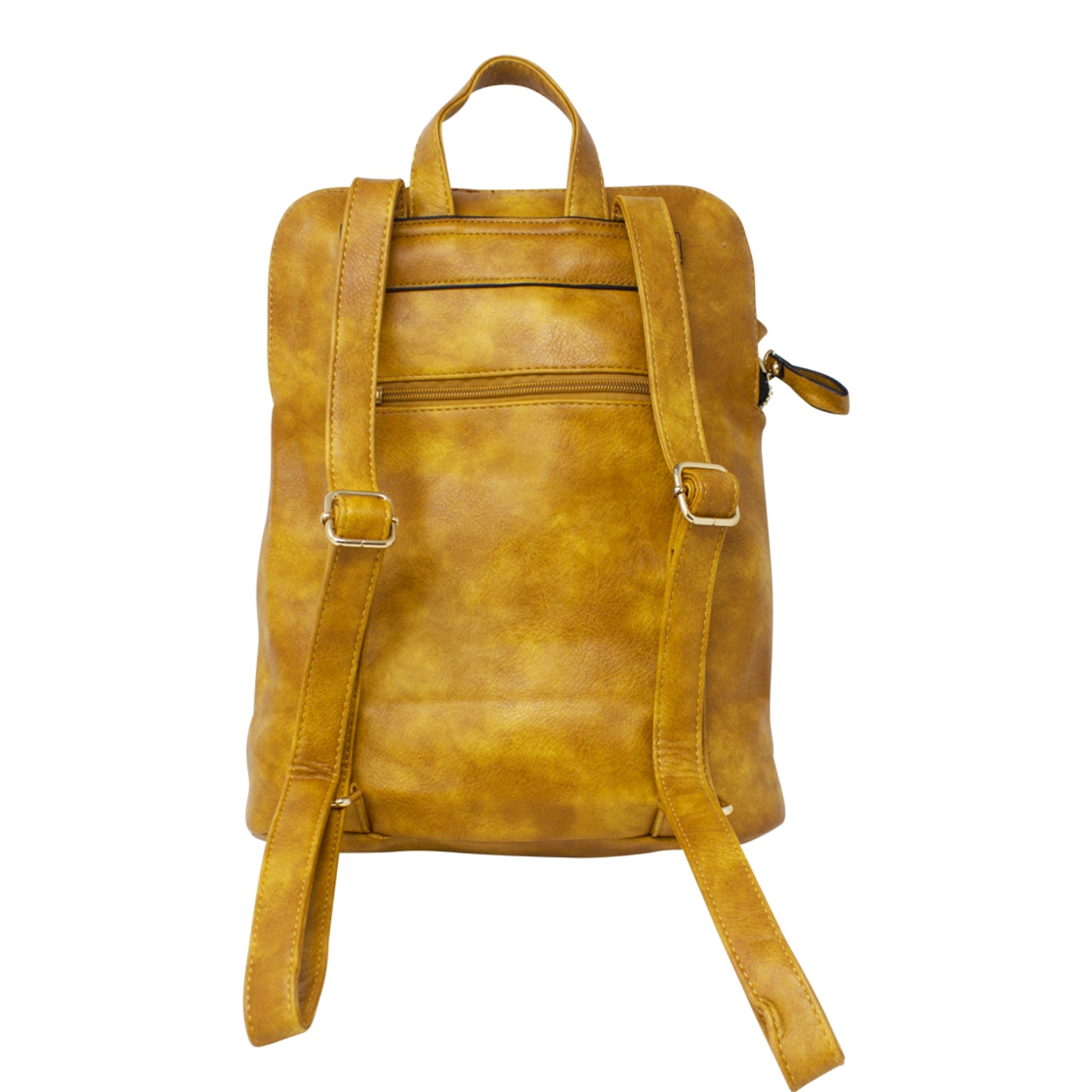 Vegan Faux Leather Simple Minimalistic Back Pack