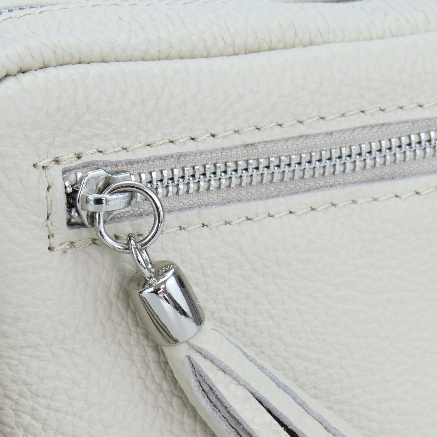 Italian Leather Cross Body Camera Bag