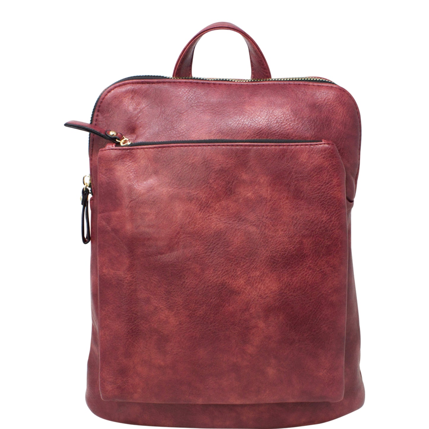 Vegan Faux Leather Simple Minimalistic Back Pack