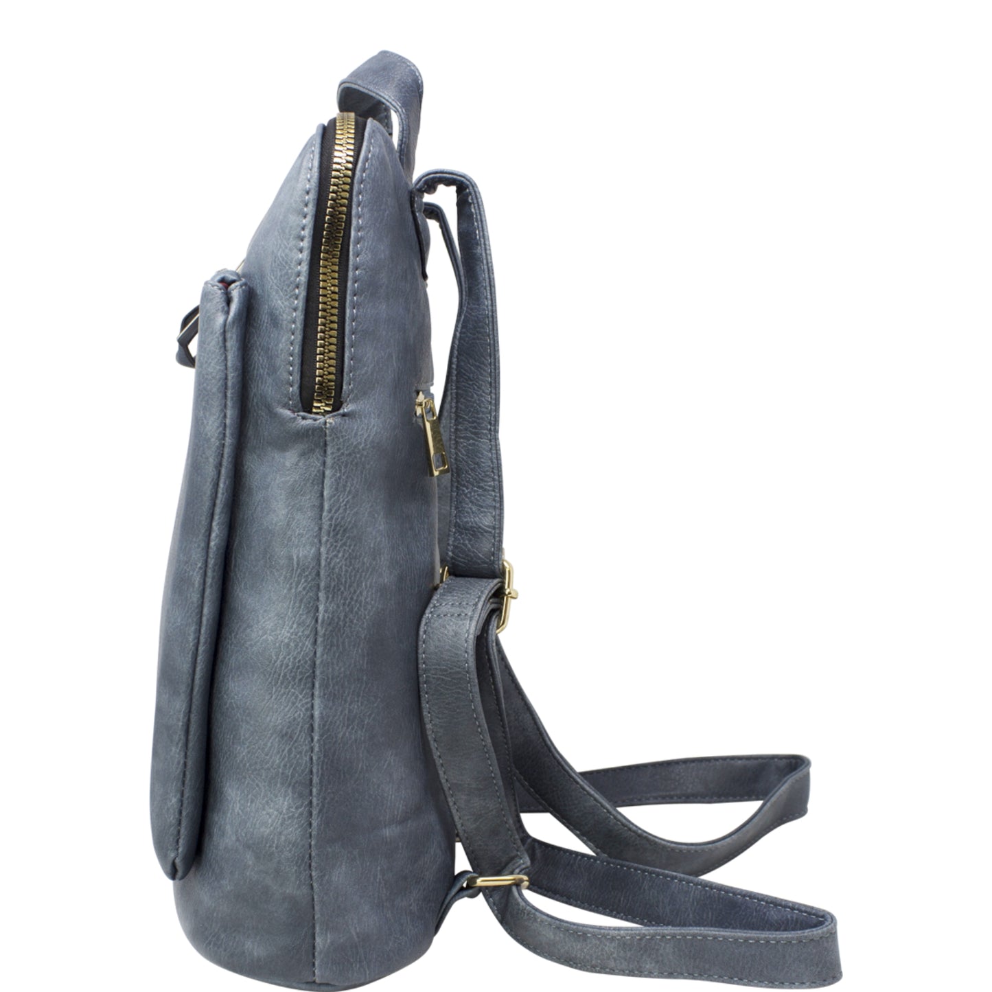 Vegan Faux Leather Simple Minimalistic Back Pack
