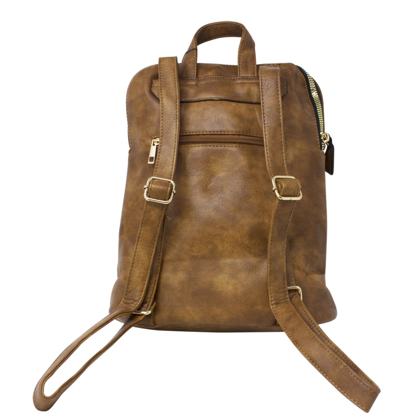 Vegan Faux Leather Simple Minimalistic Back Pack