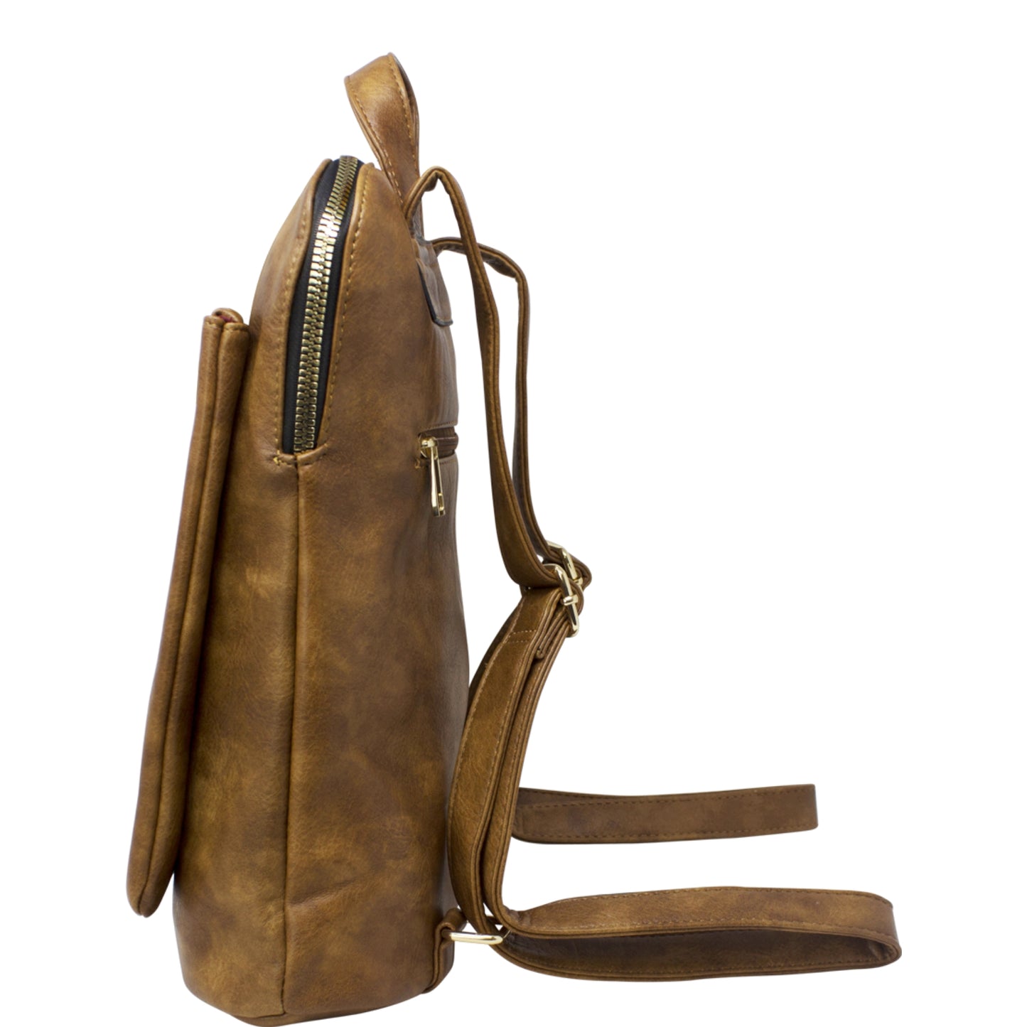 Vegan Faux Leather Simple Minimalistic Back Pack