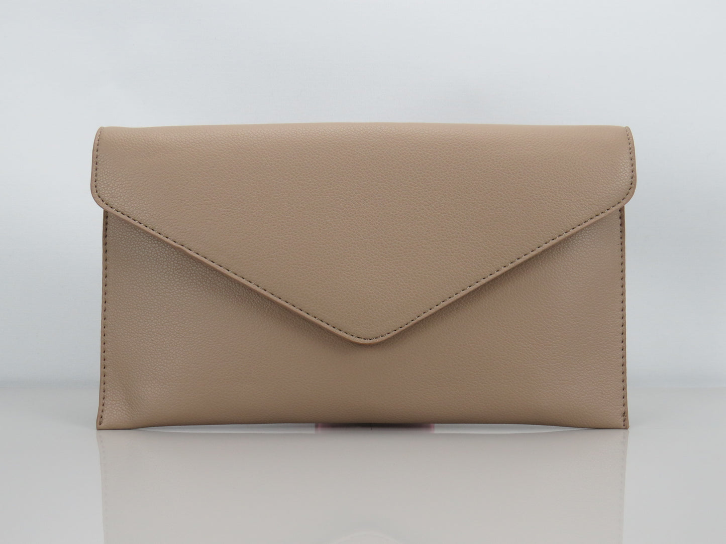 JustBagzz Original Vegan Friendly Leather Red Evening Clutch Bag