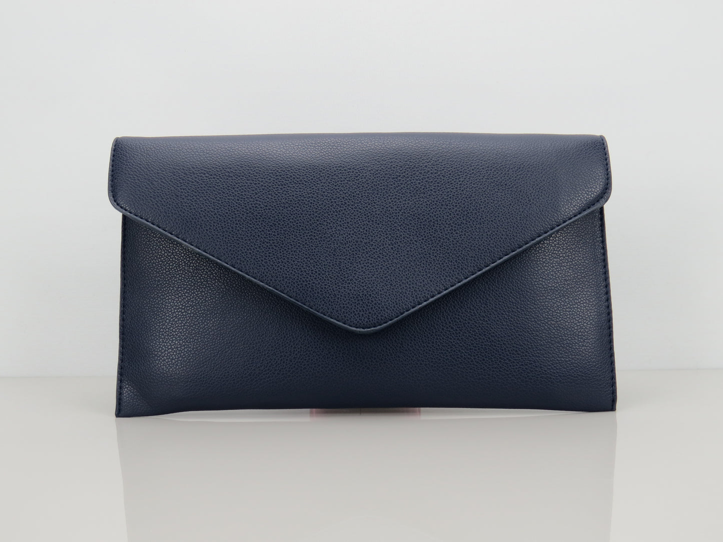 JustBagzz Original Vegan Friendly Leather Red Evening Clutch Bag