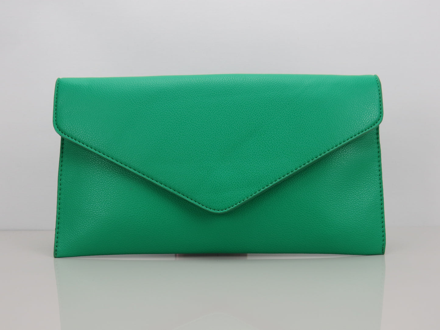 JustBagzz Original Vegan Friendly Leather Red Evening Clutch Bag