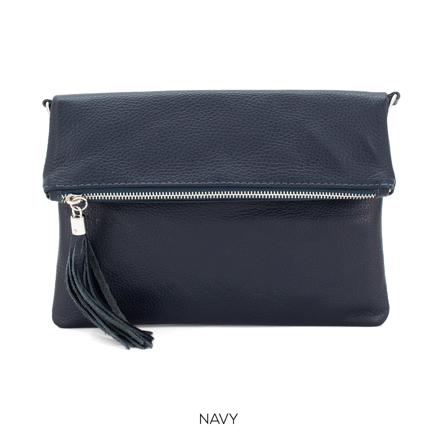 Real Genuine Plain Leather Italian Elegant Clutch Bag Crossbody Ladies Shoulder Bag Spring/Summer Wedding Parties Evening Bag Made in Italy