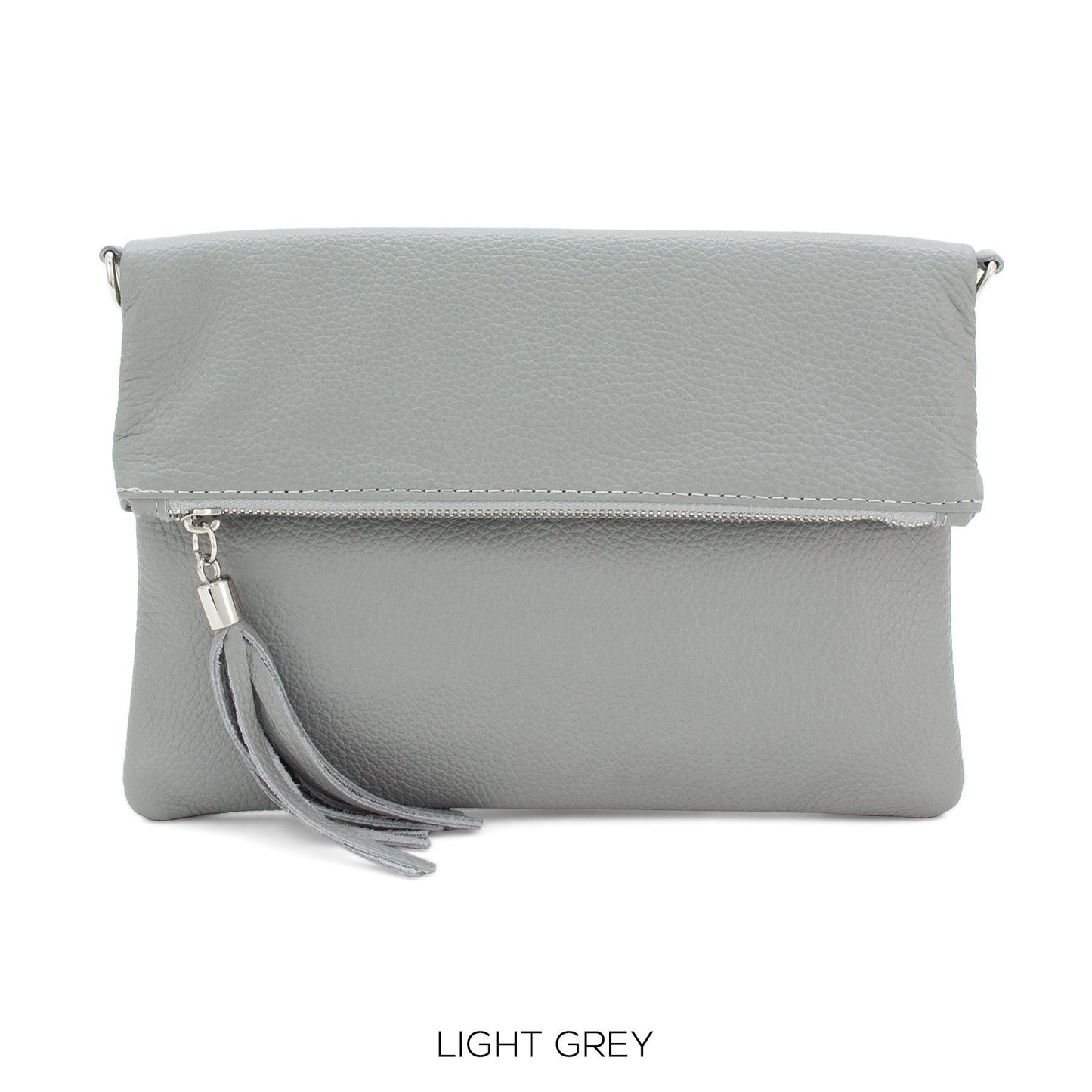 Real Genuine Plain Leather Italian Elegant Clutch Bag Crossbody Ladies Shoulder Bag Spring/Summer Wedding Parties Evening Bag Made in Italy