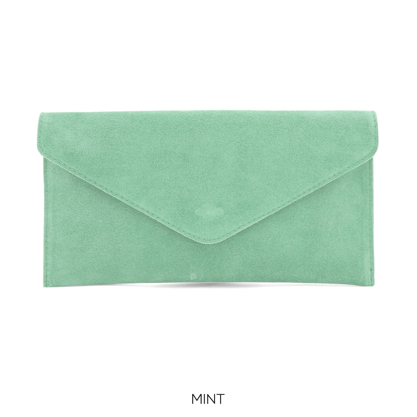 Mint Green envelope clutch bag