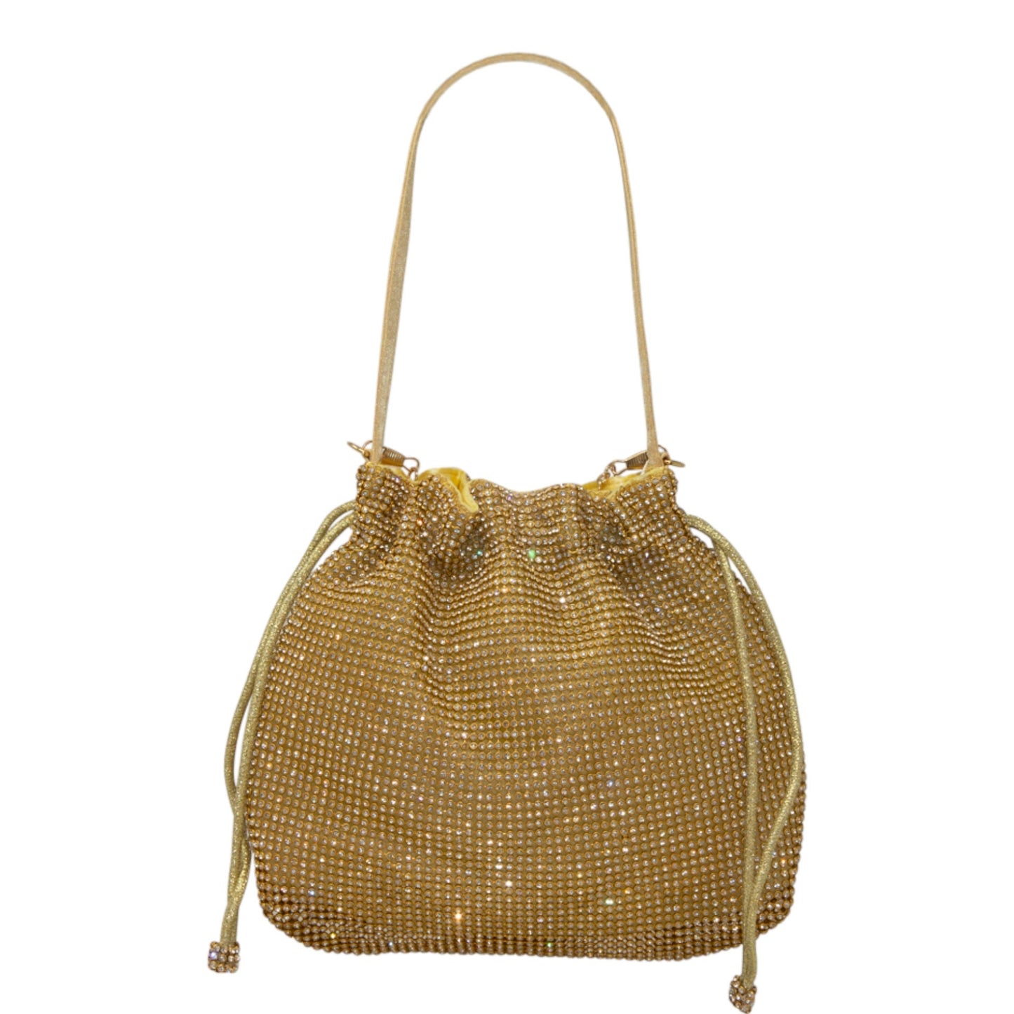 Sparkly Gold Draw String Shoulder Bag perfect eye-catching gold handbag Gift For Her Bridesmaid Gift Wedding Clutch Bag Gold Clutch Bag