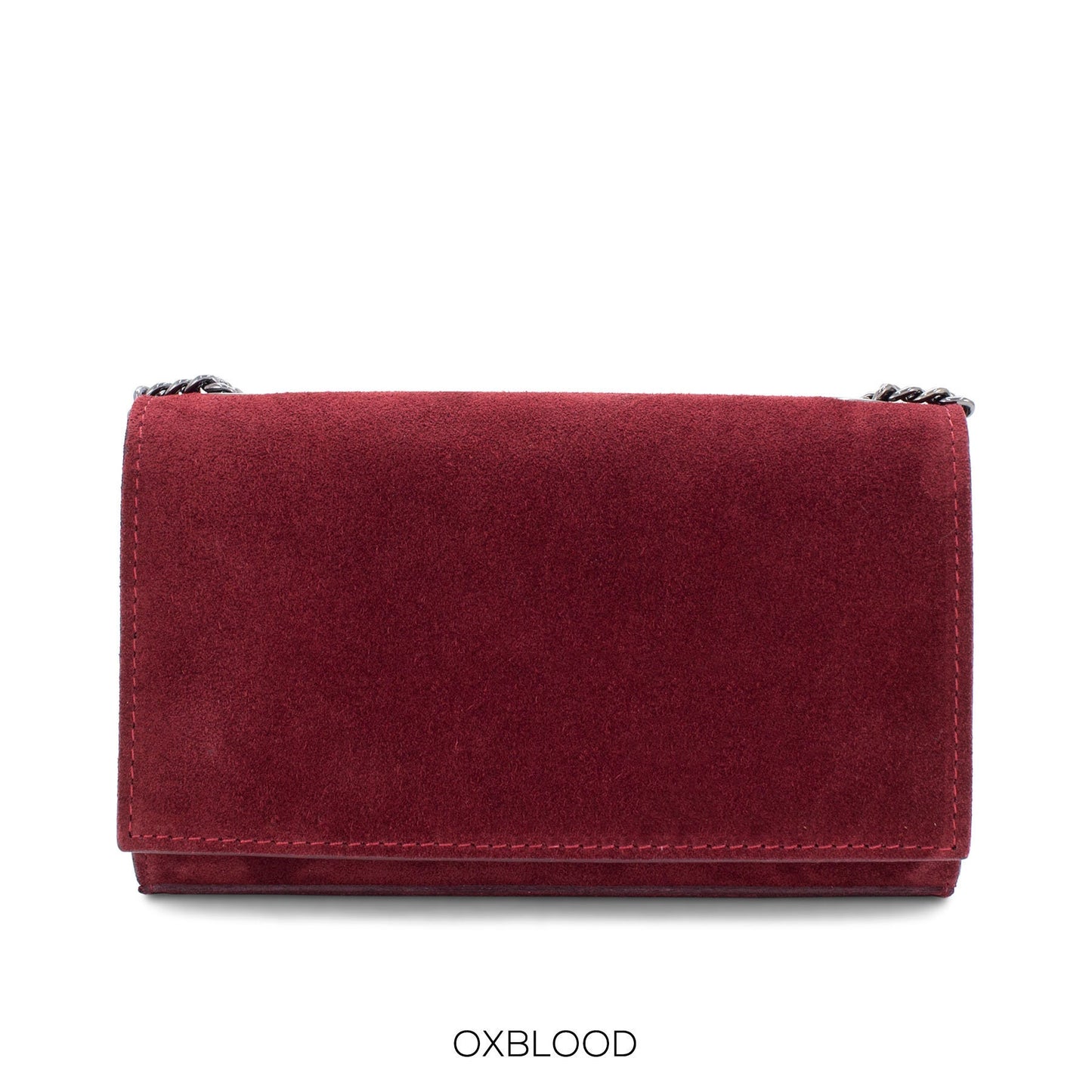 Genuine Suede Leather Small Crossbody Bag