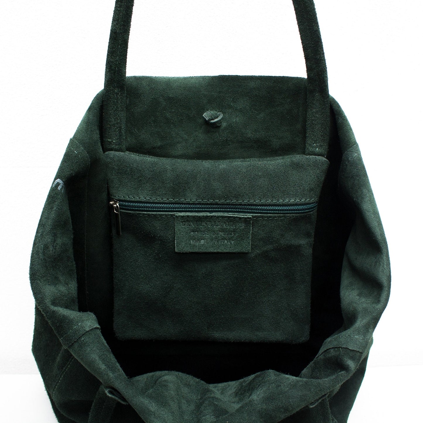 Genuine Suede Leather Shopper Bag