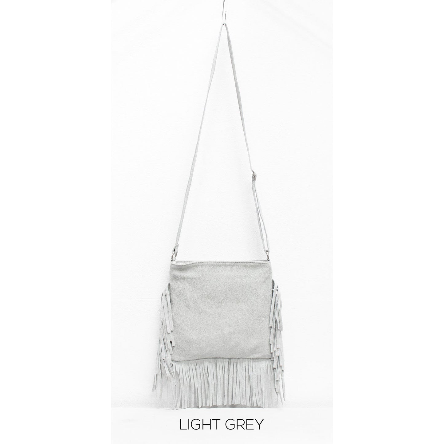 Genuine Suede Leather Italian Fringed Bag Crossbody Ladies Shoulder Bag Spring/Summer Messenger bag Parties Evening Bag Made in Italy