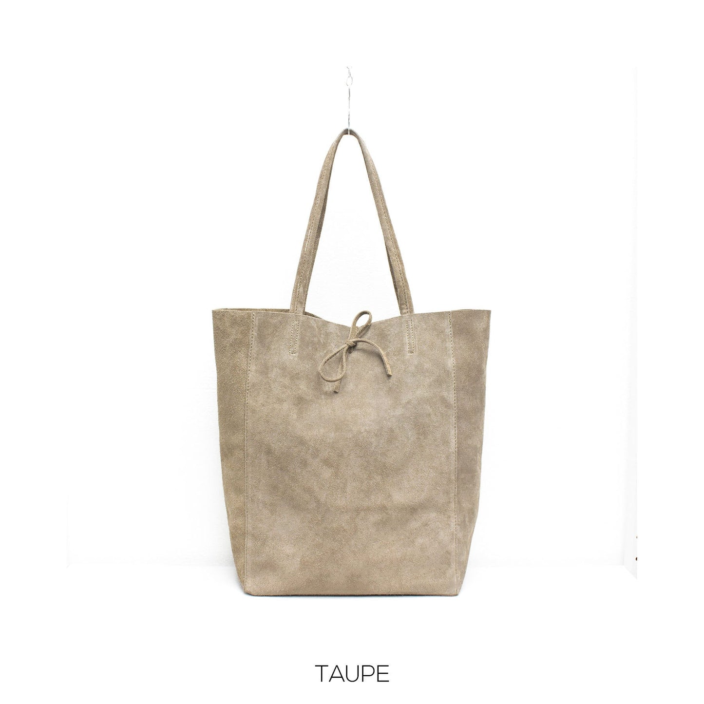 Genuine Suede Leather Shopper Bag