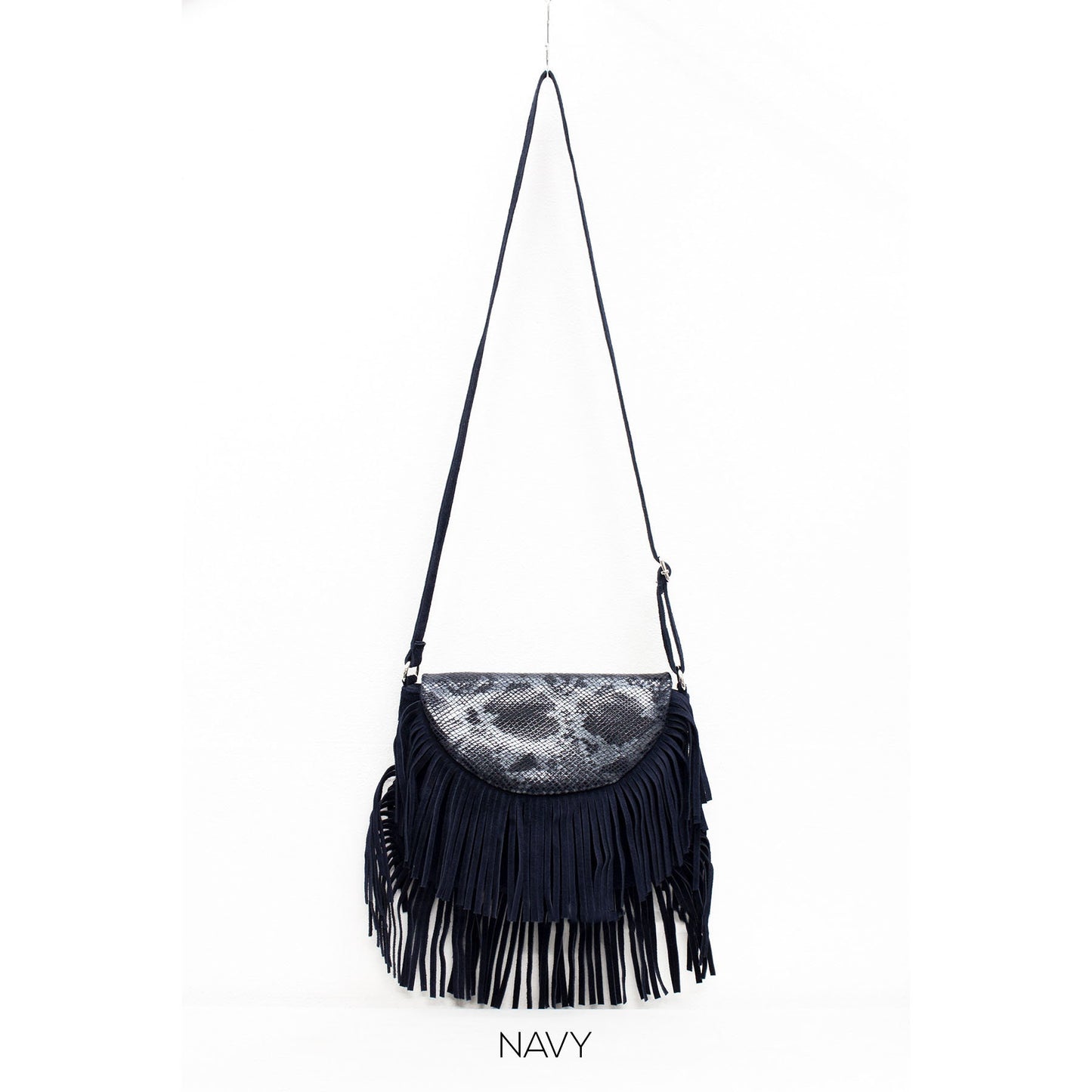 Genuine Suede Leather Italian Fringe Bag Crossbody Ladies Shoulder Bag Autum/Winter Messenger bag Parties Evening Bag Gift For Her Valentine