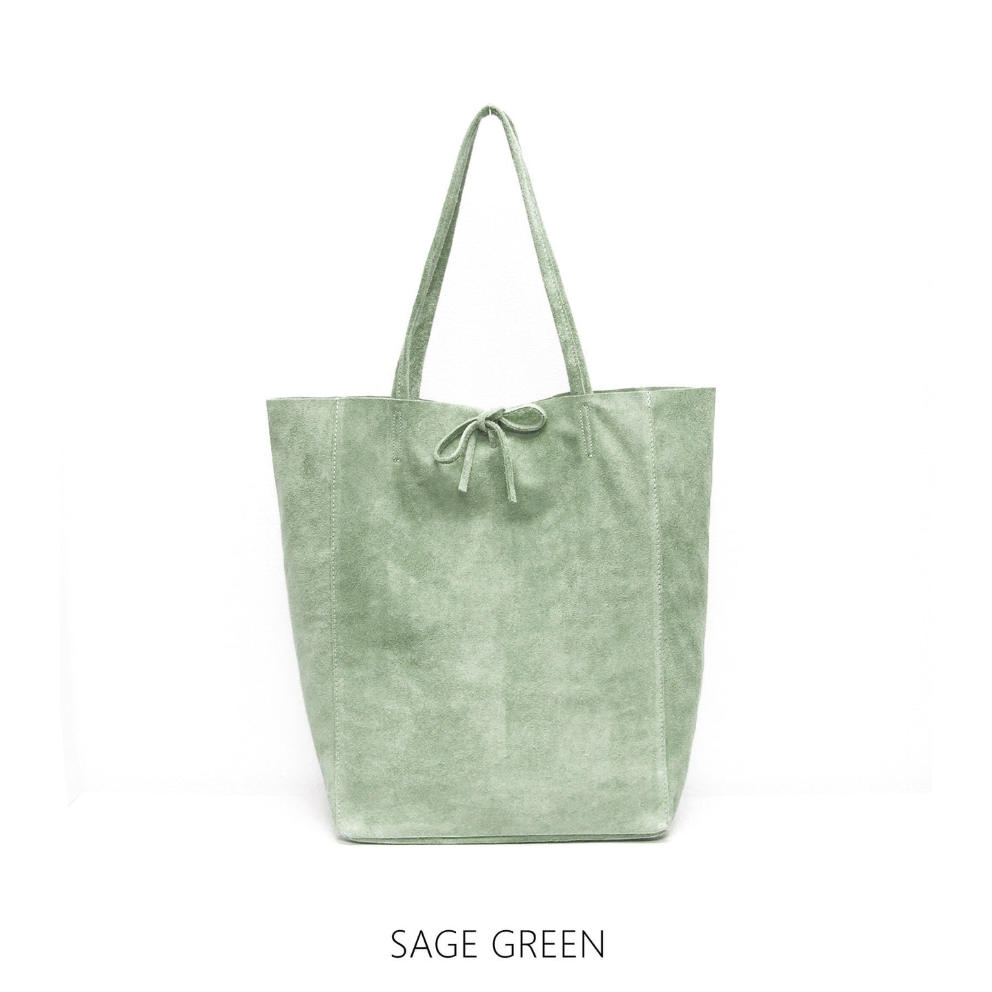 Genuine Suede Leather Shopper Bag