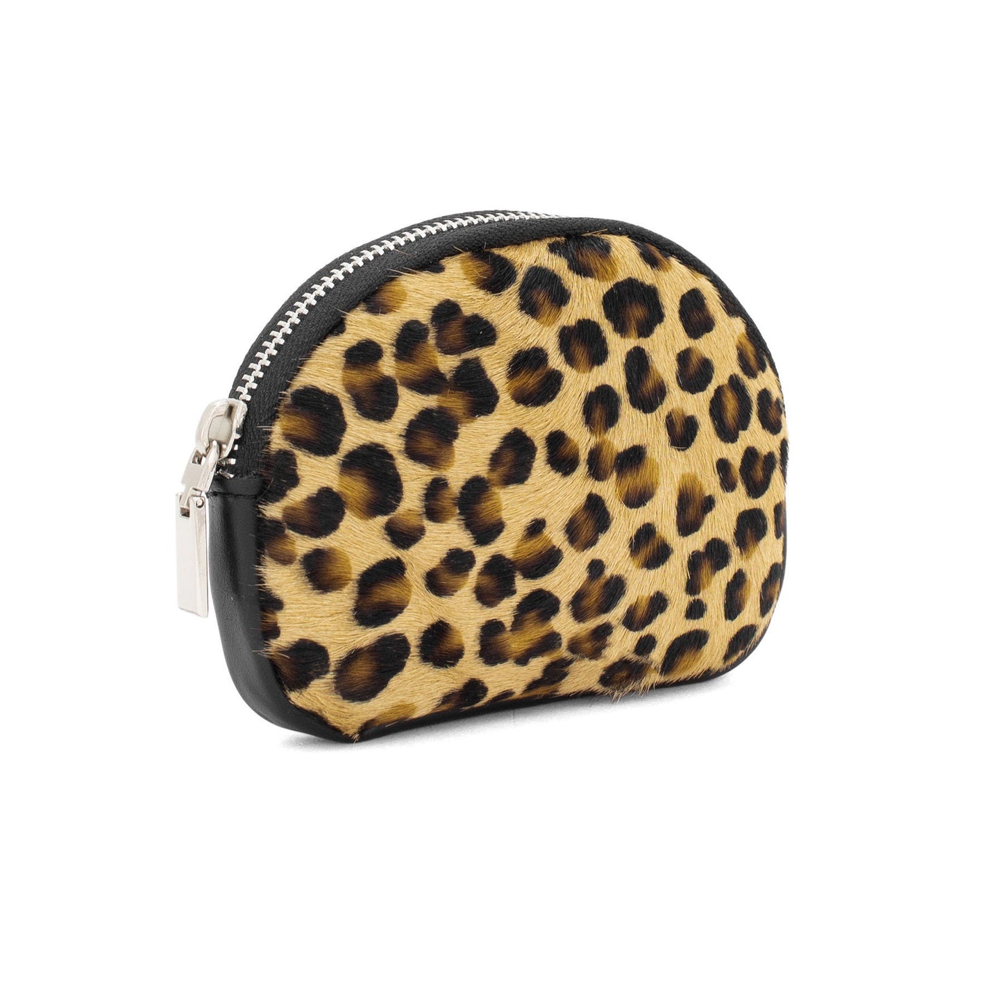 Genuine Italian Leather Cute Coin Purse Animal Fur Print Soft Italian Leather Gift for Her Valentines Gift Comes Gift Wrapped Cutie Purse