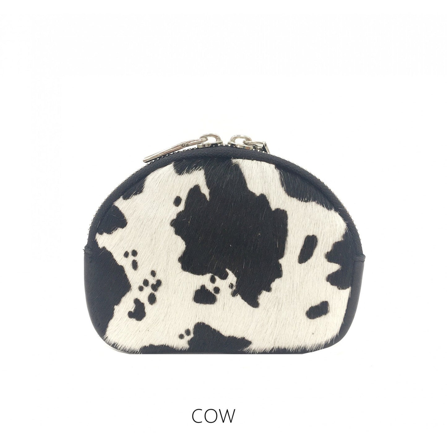 Genuine Italian Leather Cute Coin Purse Animal Fur Print Soft Italian Leather Gift for Her Valentines Gift Comes Gift Wrapped Cutie Purse