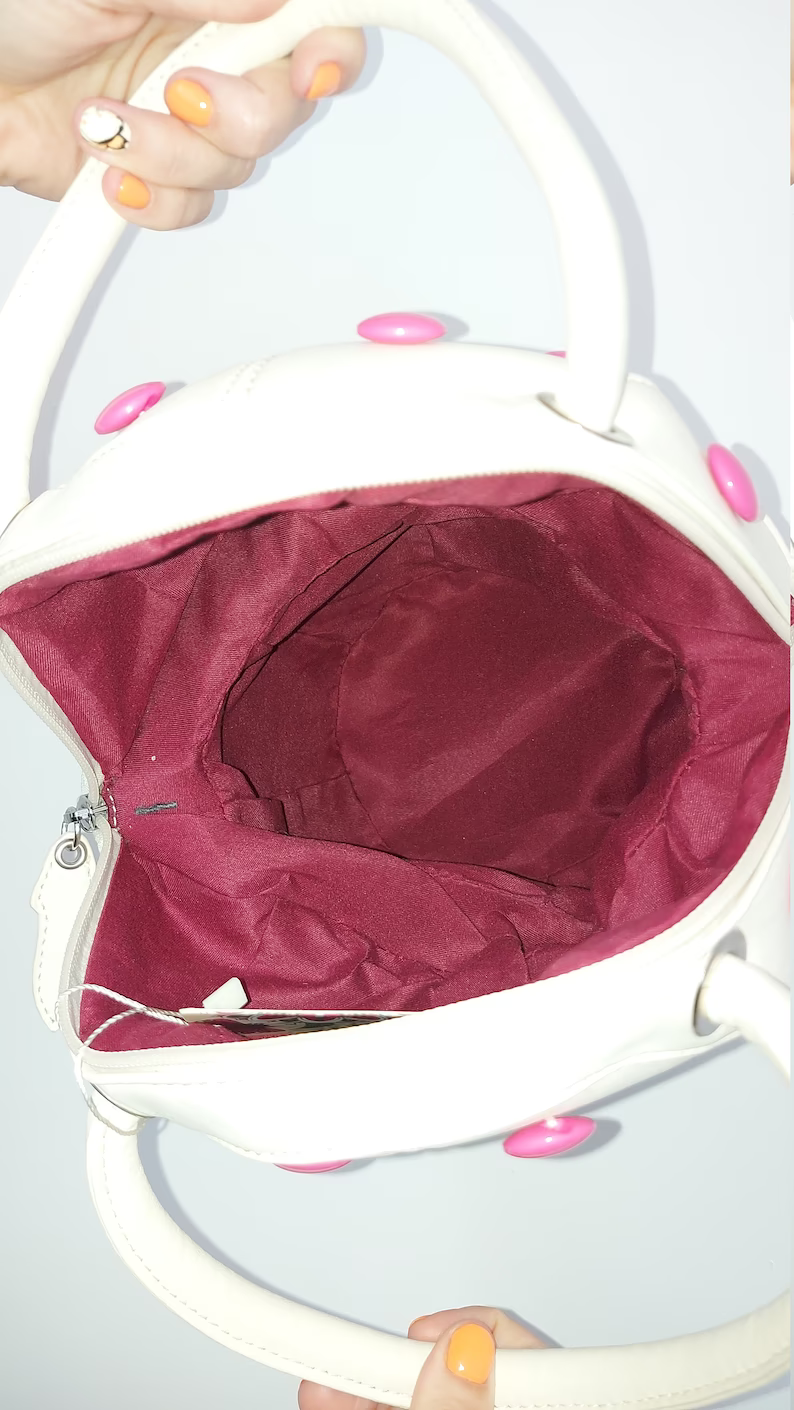 White Mushroom handbag