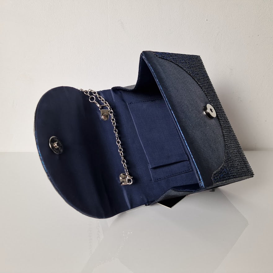 Sparkly Navy Blue Diamante Mini Grab Bag