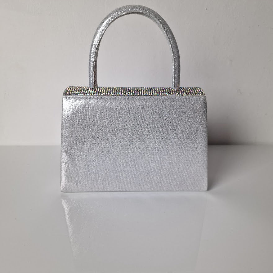 Sparkly Magenta Fuchsia Diamante Mini Grab Bag