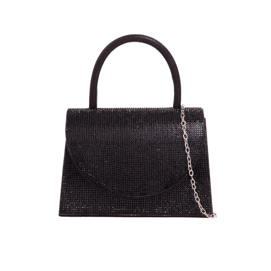 Black Diamante Mini Grab Bag