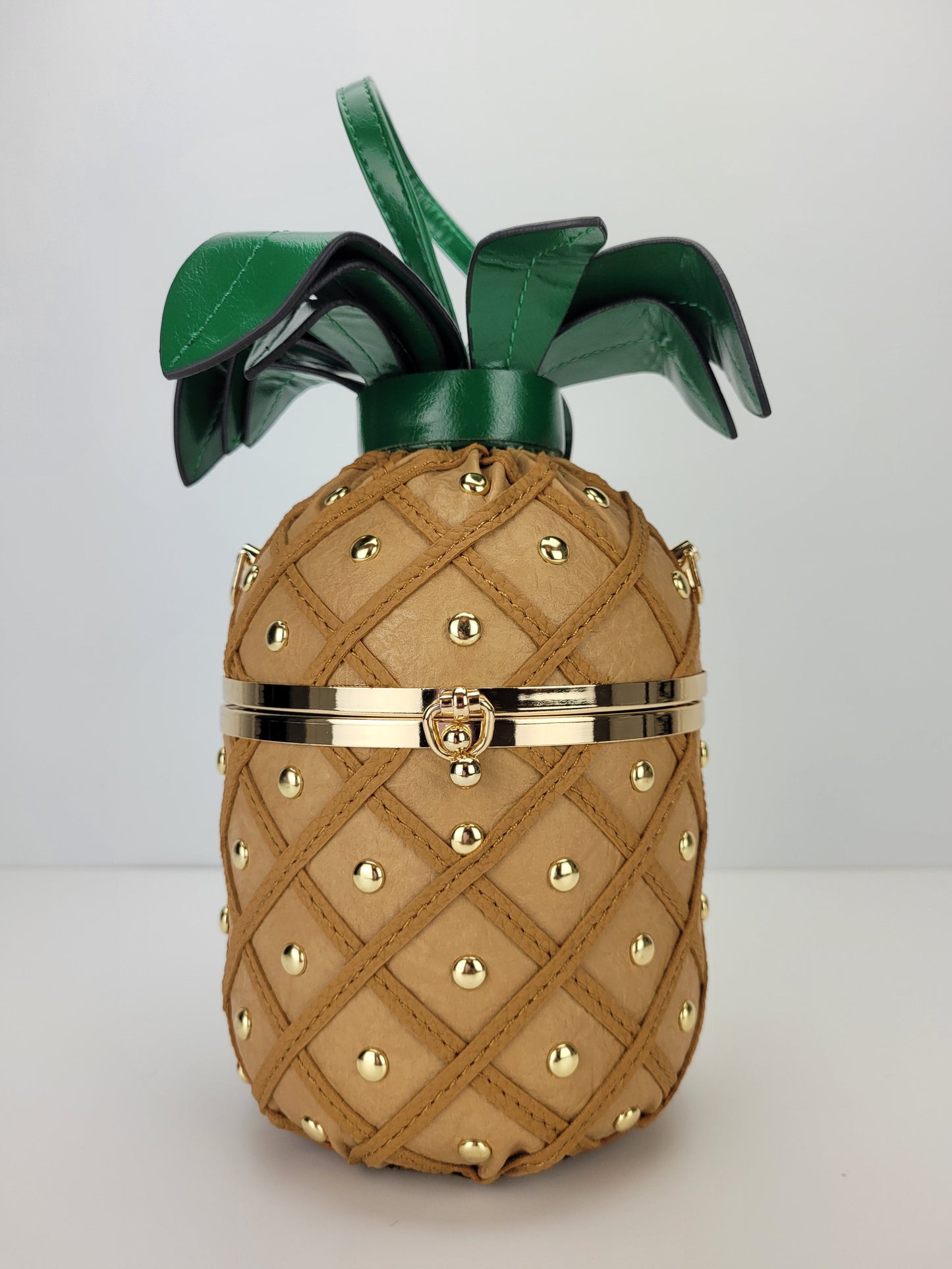 Tan colour pineapple handbag