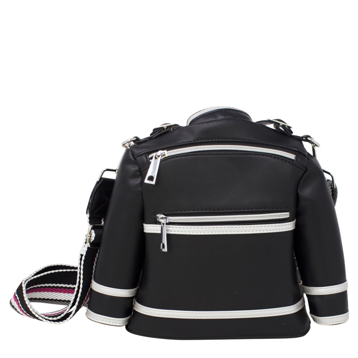 Black Military-style tunic Inspired Rock n Roll Cross Body Bag