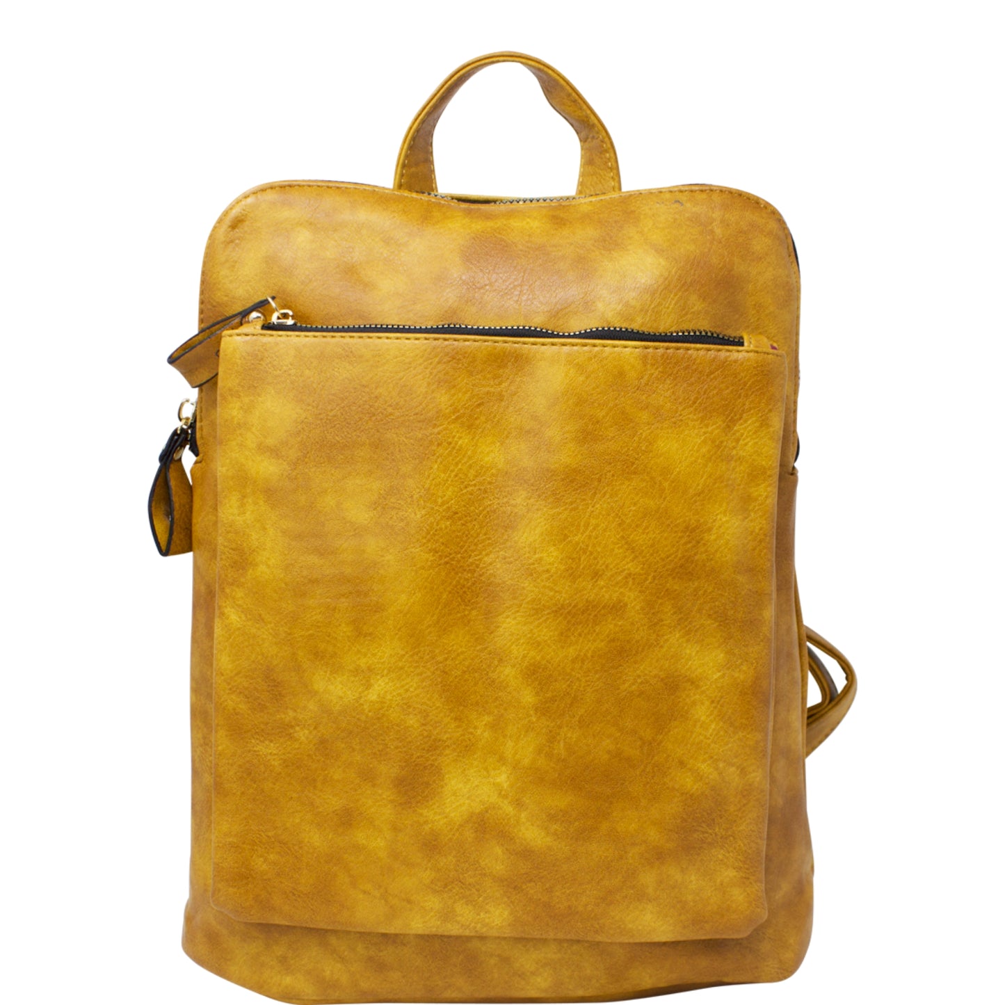 Vegan Faux Leather Simple Minimalistic Back Pack