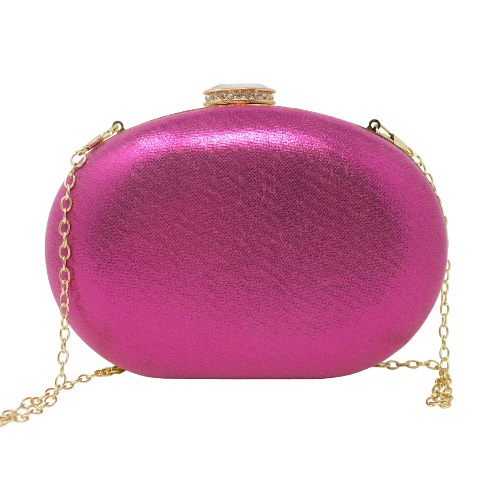 Pink and gold clutch bag online