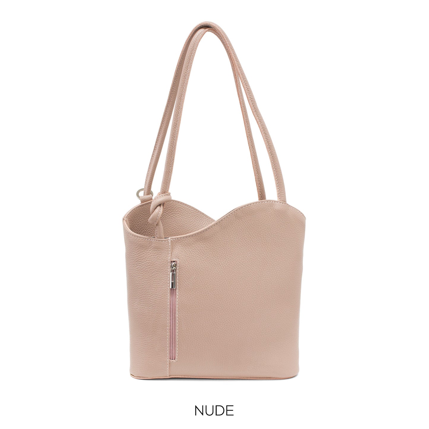 Nude Shoulder Bag Convertable to Backpack
