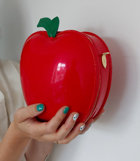 Buy 90s Vintage Red Metal Crystal Evening Bag Swarovski Crystal Snow  White's Red Apple Minaudiere Evening Bag K Baumann Snow White's Apple Purse  Online in India - Etsy