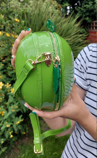 Green discount apple purse