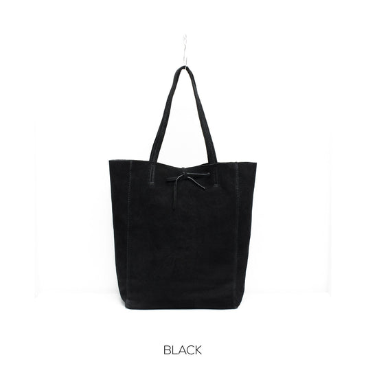 Genuine Suede Leather Shopper Bag