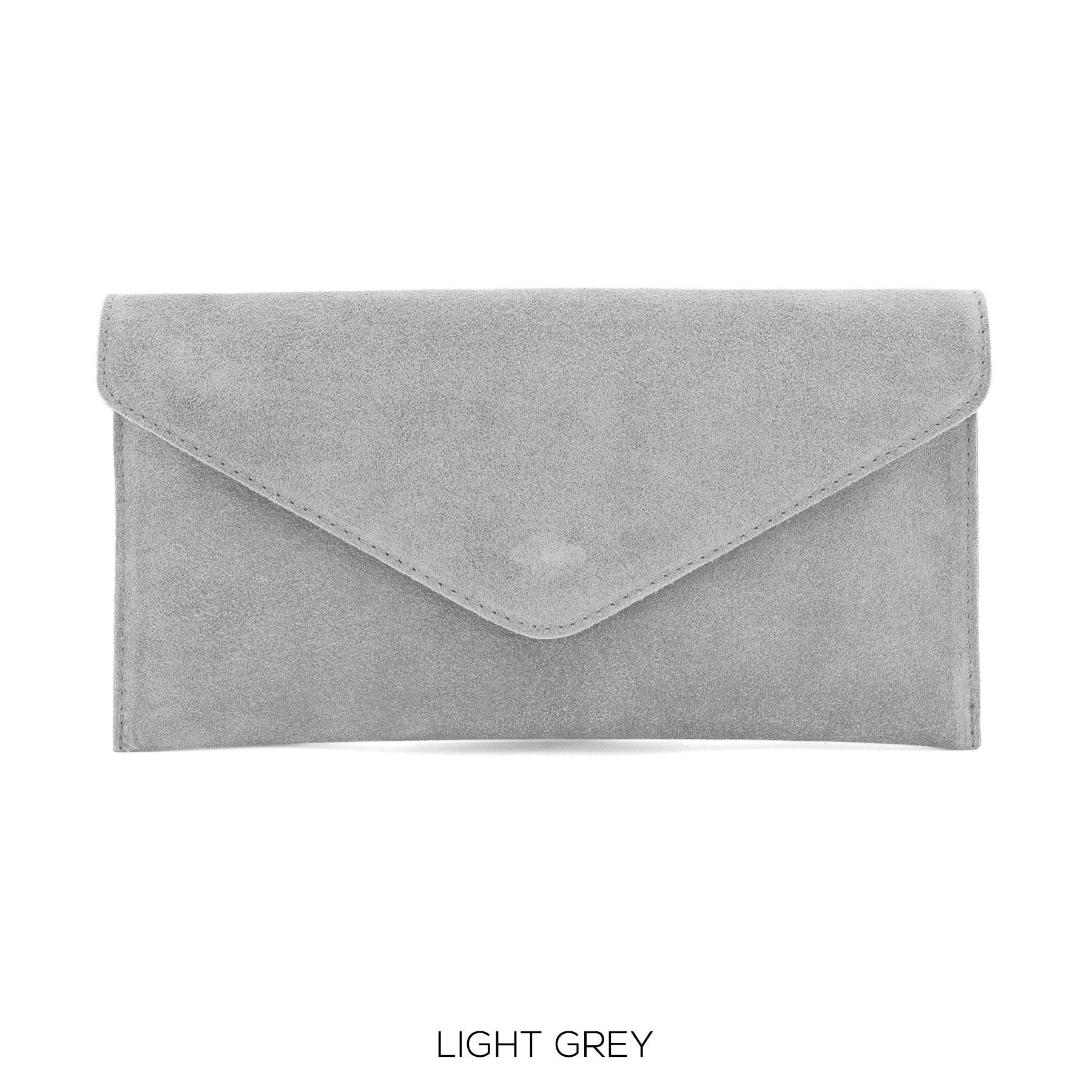 Pale grey 2024 clutch bag uk